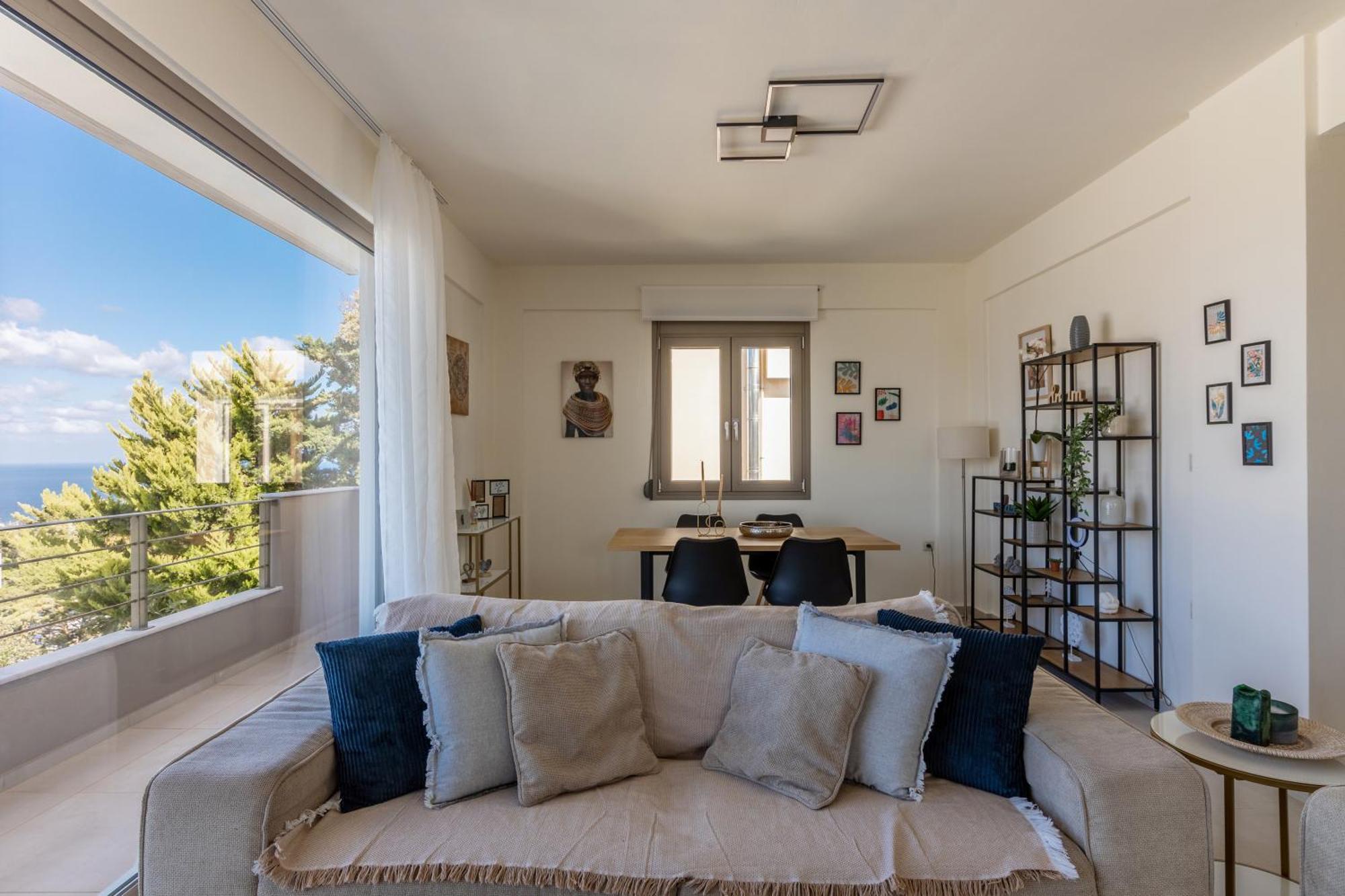 3 Bedroom Villa With Stunning Sea View & Private Parking Elia  外观 照片